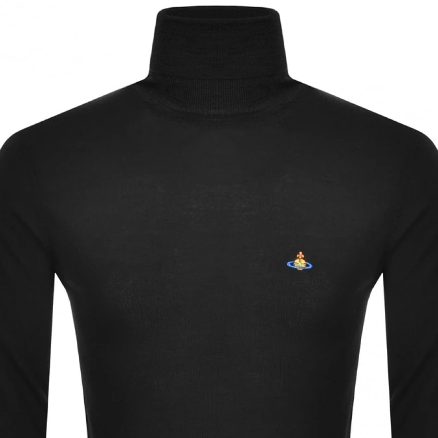 Alternative Image for ProductVivienne Westwood Roll Neck Knit Jumper Black2